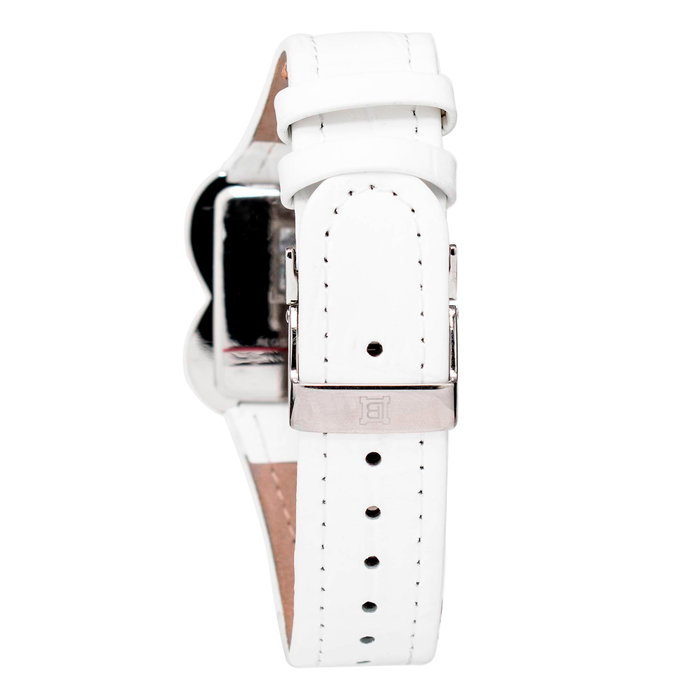 Laura Biagiotti LB0001L-07Z Reloj de Mujer con Correa de Piel Blanca