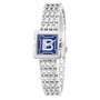 Laura Biagiotti LB0023S-03 con esfera azul y correa plateada