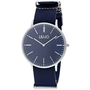 Liujo Reloj TLJ966 con correa de piel azul y esfera azul
