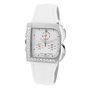 Laura Biagiotti LB0002L-BLZ Reloj Analógico Mujer Blanco y Plateado
