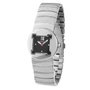 Laura Biagiotti LB0050L-02M Reloj Analógico Plateado con Esfera Negra