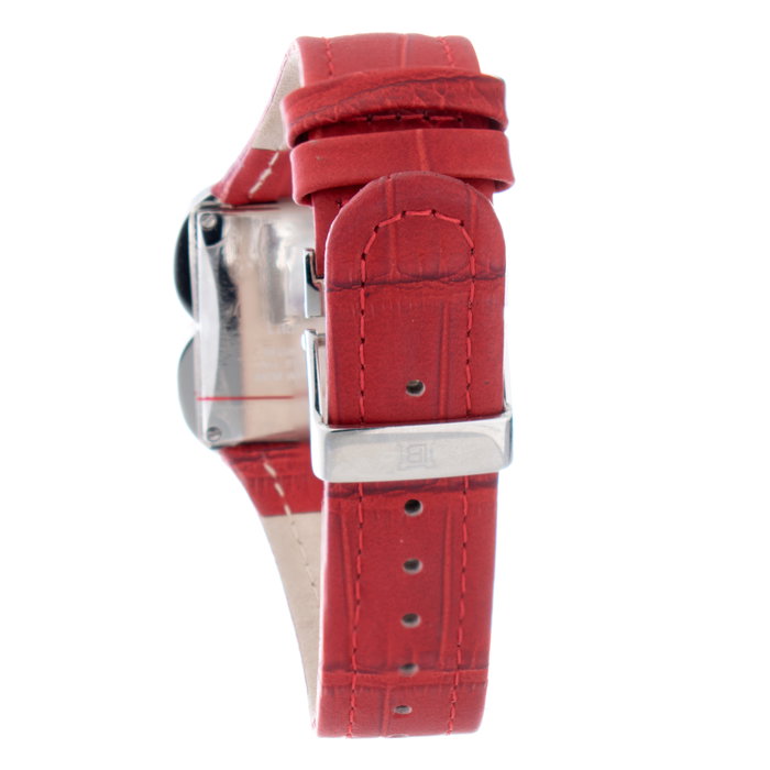 Laura Biagiotti LB0002L-RO Reloj de Mujer con Correa de Piel Roja