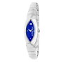 Laura Biagiotti Reloj LB0022S-03 con Esfera Azul y Correa Plateada