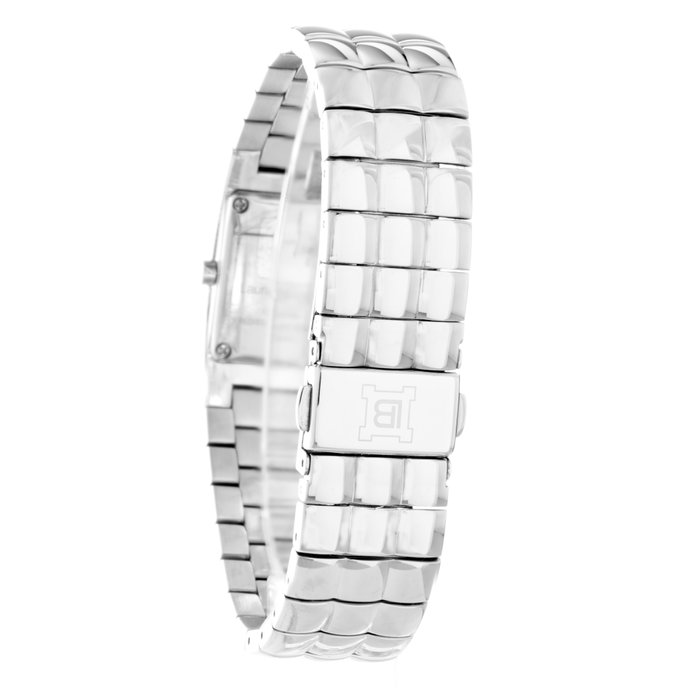 Laura Biagiotti Reloj LB0024S-01 con Esfera Gris y Correa Plateada