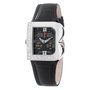 Laura Biagiotti Reloj LB0002L-01Z con correa negra y caja plateada