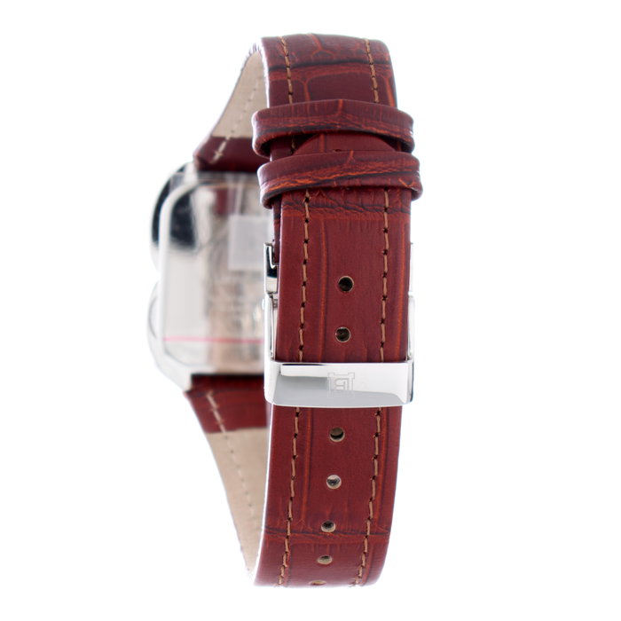 Laura Biagiotti Reloj LB0002L-MA con correa de piel marrón