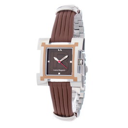 Laura Biagiotti Reloj LB0039L-05 con correa de piel y acero