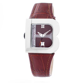 Laura Biagiotti Reloj LB0001L-10 con correa de piel marrón
