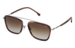 Lozza SL2291M-579Y Gafas de sol para hombre con cristal marrón degradado