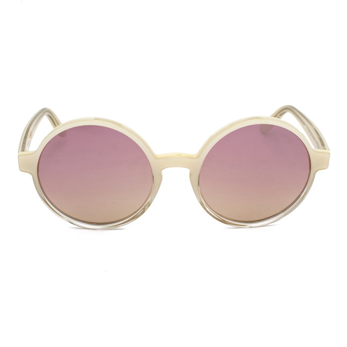 Jplus JP5022-14 Gafas de sol Beige con cristal rosa espejo