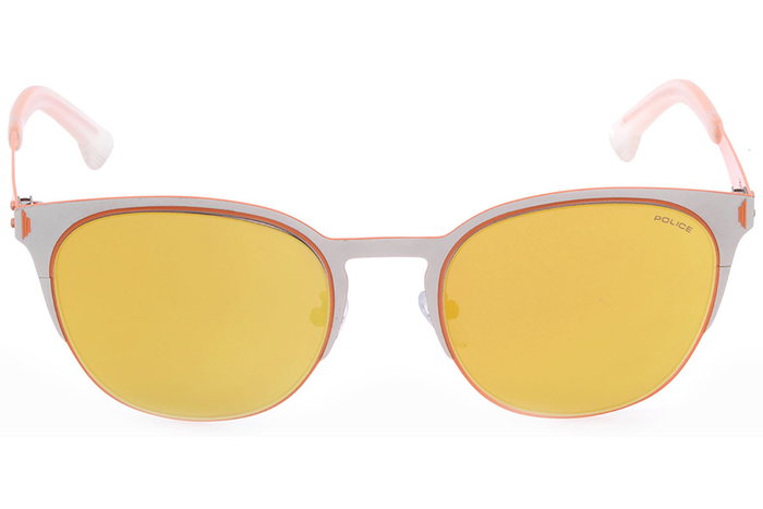 Police SPL341-S34G con cristal naranja espejo