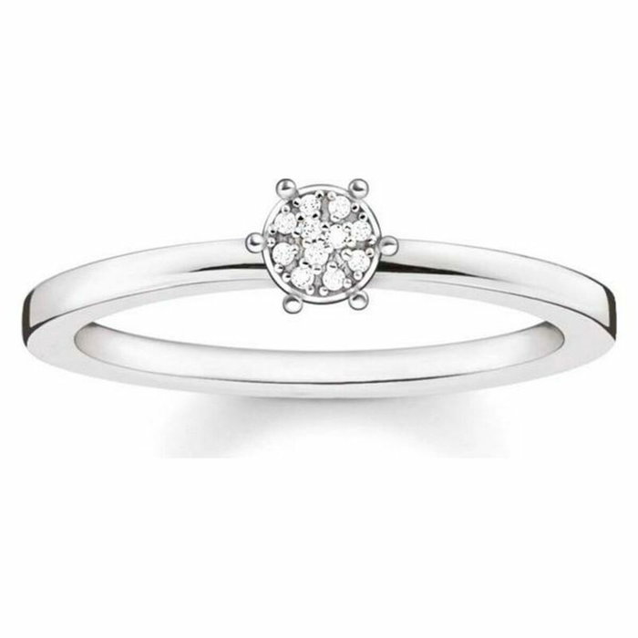 Thomas Sabo Anillo de Plata Plateado Talla 56 D_TR0012-725-14-56