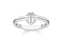 Thomas Sabo Anillo de Plata de Ley 925, Plateado, Talla 54
