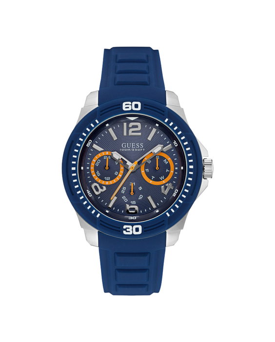 Guess W0967G2 con correa de caucho azul Guess W0967G2 con correa de caucho azul