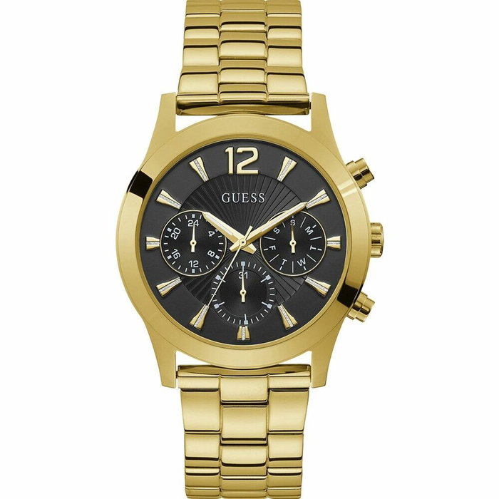 Guess Reloj Skylar W1295L2 Dorado con Esfera Negra