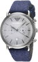 Armani AR11144 con correa de cuero azul y caja gris