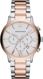 Armani AR11209 con correa de acero plateado
