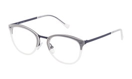 Police VPL2835008AS Gafas de Vista Mujer Azul Metal