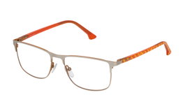 Police VPL396530S34 Gafas de vista para hombre en gris metalizado