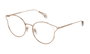Police VPL926500300 Gafas de Vista Mujer Dorado Metal