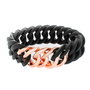 The-Rubz Pulsera Zirkel25mm SMALL Black / Rose gold 25mm