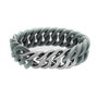 The-Rubz Pulsera Zirkel25mm MEDIUM Grey / Ant silver 100461