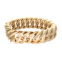 The-Rubz Pulsera Zirkel25mm MEDIUM Desert sand / Soft gold Beige 25mm
