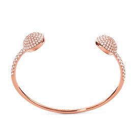 Folli Follie Brazalete de Acero Rosa 3B17S006RC