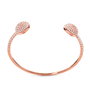 Folli Follie Brazalete de Acero Rosa 3B17S006RC