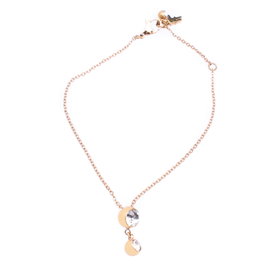 Folli Follie Pulsera de Acero Rosa 22cm