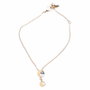 Folli Follie Pulsera de Acero Rosa 22cm