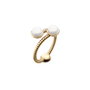 Paul Hewitt Anillo Dorado con Perla T50