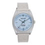 Jason Hyde JH10017 Reloj de Mujer con Correa Gris y Caja Plateada