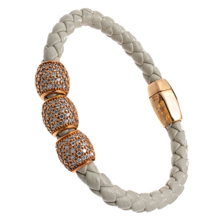 Pesavento Pulsera de Plata de Ley Rosa W1NTRB309 Pesavento Pulsera de Plata de Ley Rosa W1NTRB309