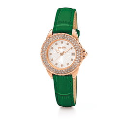 Folli Follie WF13B071STS Reloj de Mujer con Correa Granate