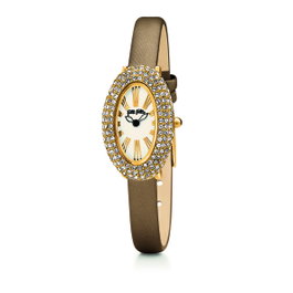 Folli Follie WF13C041SPW Reloj Analógico Dorado con Correa de Cuero