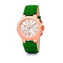 Folli Follie WF13R002SES Reloj Analógico Mujer Verde y Dorado