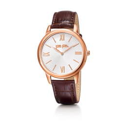 Folli Follie WF15R033SPW con caja rosa y correa marrón