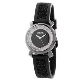 Folli Follie WF15T013ZSA con correa negra y esfera morada