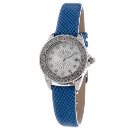 Folli Follie WF1A006STA Reloj de Cuarzo con Correa de Cuero Azul