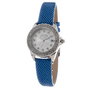 Folli Follie WF1A006STA Reloj de Cuarzo con Correa de Cuero Azul