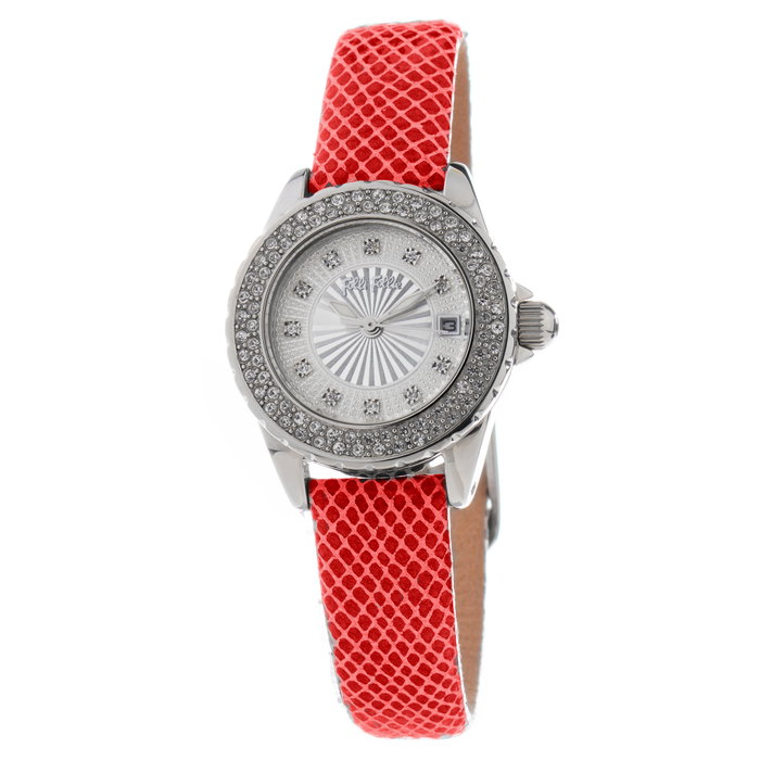 Folli Follie WF1A006STR Reloj de Mujer con Correa Roja Folli Follie WF1A006STR Reloj de Mujer con Correa Roja