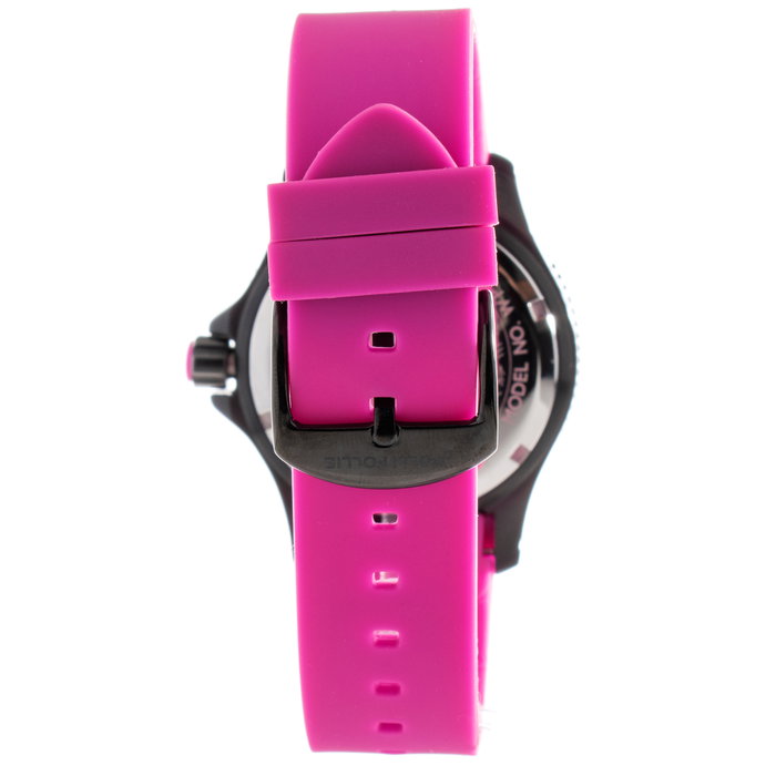 Folli Follie WF1Y002ZDP Reloj Analógico Negro y Violeta
