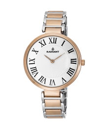 Radiant RA461203 Reloj Analógico Mujer Oro Rosa y Bicolor
