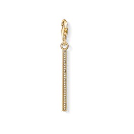 Thomas Sabo Charm en Plata de Ley y Oro Amarillo con Circonita Blanca