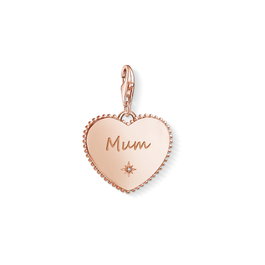 Thomas Sabo Charm en Plata de Ley con Baño de Oro Rosa y Circonita Blanca 1688-416-40