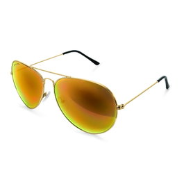 Folli Follie SG17T013GO con detalles dorados y cristal naranja