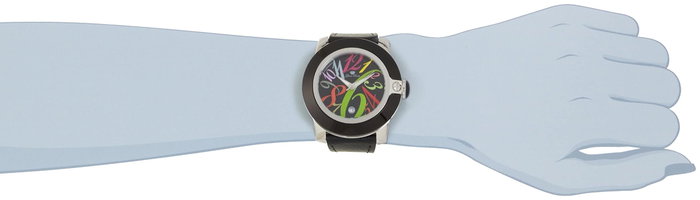 Glam Rock GR32018 Negro con Diamantes Genuinos