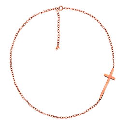 Folli Follie Collar de Acero Inoxidable Bañado en Plata Rosa