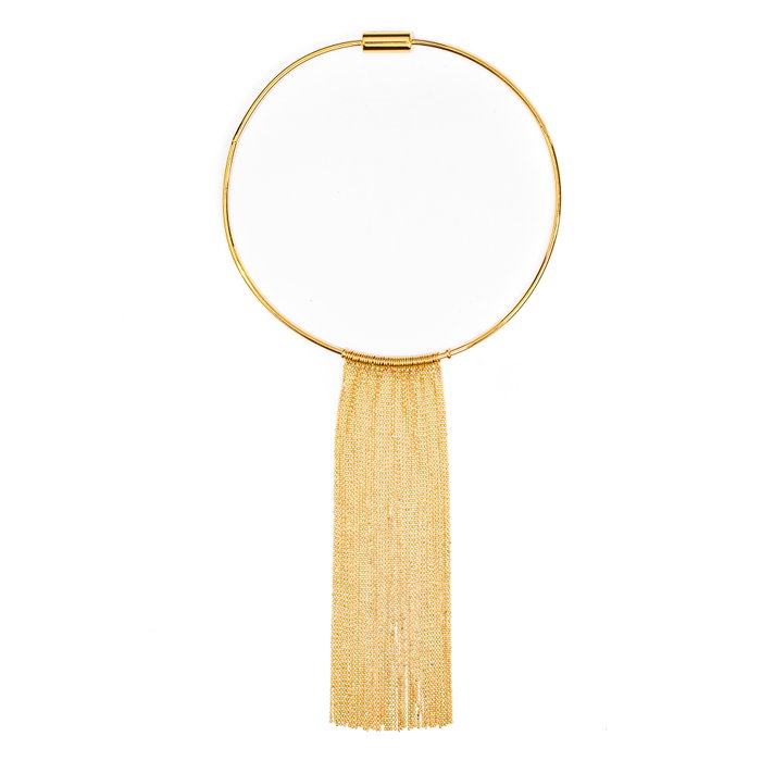 Folli Follie Collar de Acero Inoxidable Dorado 1N17T011Y Folli Follie Collar de Acero Inoxidable Dorado 1N17T011Y